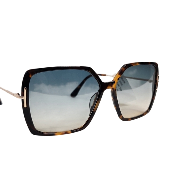 TOM FORD Joanna Butterfly Havana Sunglasses NEW - Picture 2 of 10
